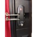 Hotowa Gold PP Valiz 8009 Siyah Kırmızı TSA Kilitli Üçlü Valiz Seti 